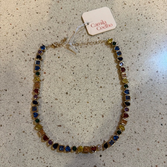 Camila Coelho Vibrant Gemstone Necklace and Bracelet - Picture 2 of 4